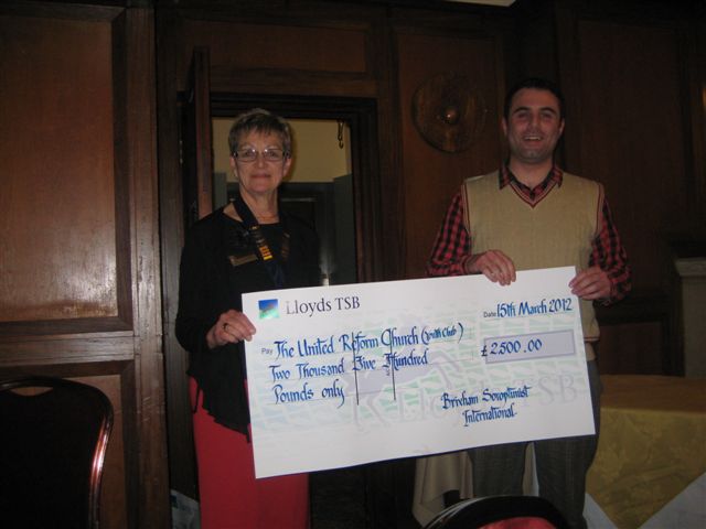 Cheque Presentation 2012